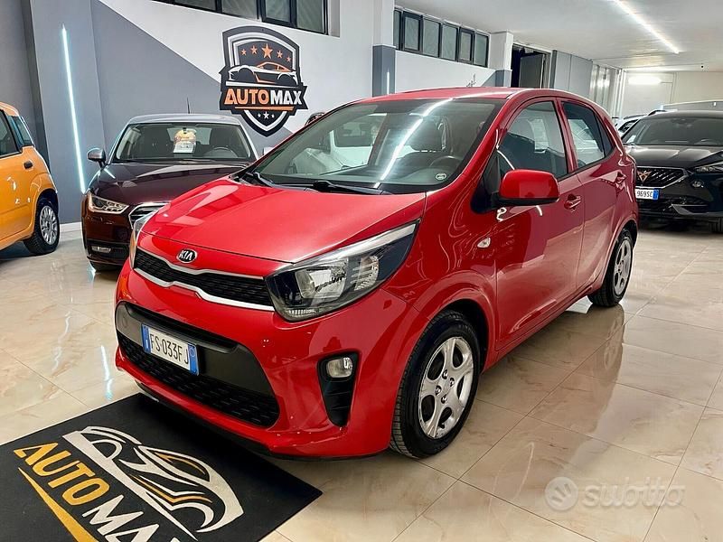 Usata Kia Picanto 67 CV (49 kW) 2018 Rosso Utilitaria