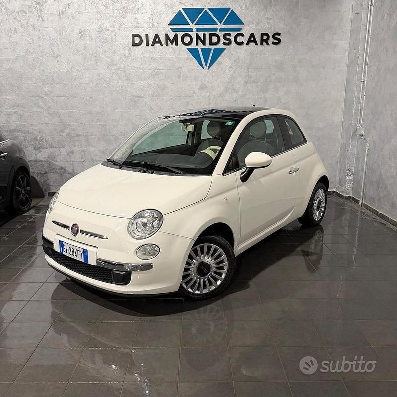 Usata Fiat 500 Lounge 69 CV (50 kW) 2014 Bianco Berlina