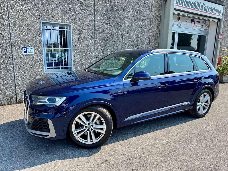 Blu/azzurro Usata 2020 Audi Q7 S-Line SUV | 47.990 € (Buon prezzo) - Immagine 1/4
