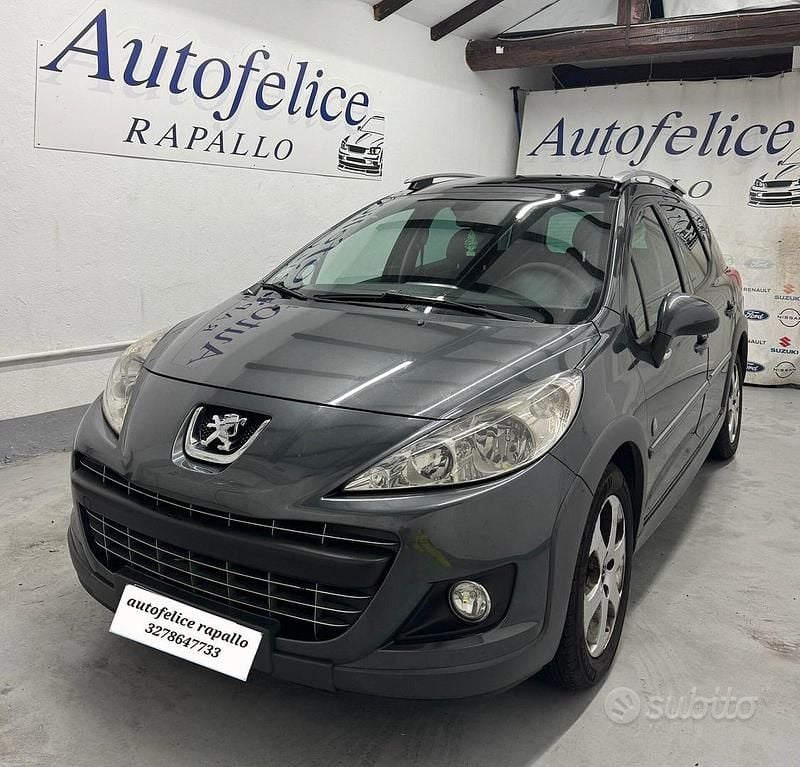 Grigio Usata 2010 Peugeot 207 Outdoor Outdoor Station wagon | 3900 € - Immagine 1/4