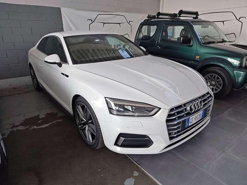Usata Audi A5 190 CV (139 kW) 2017 Bianca Coupé