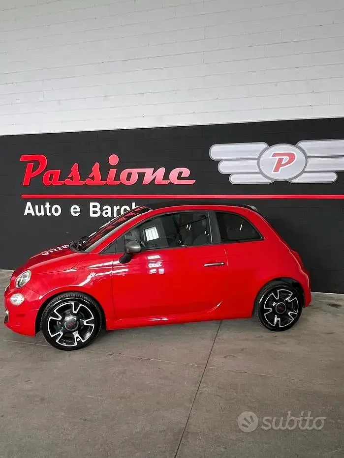 Begagnad Fiat 500C 85 HK (62 kW) 2017 Röd Cab