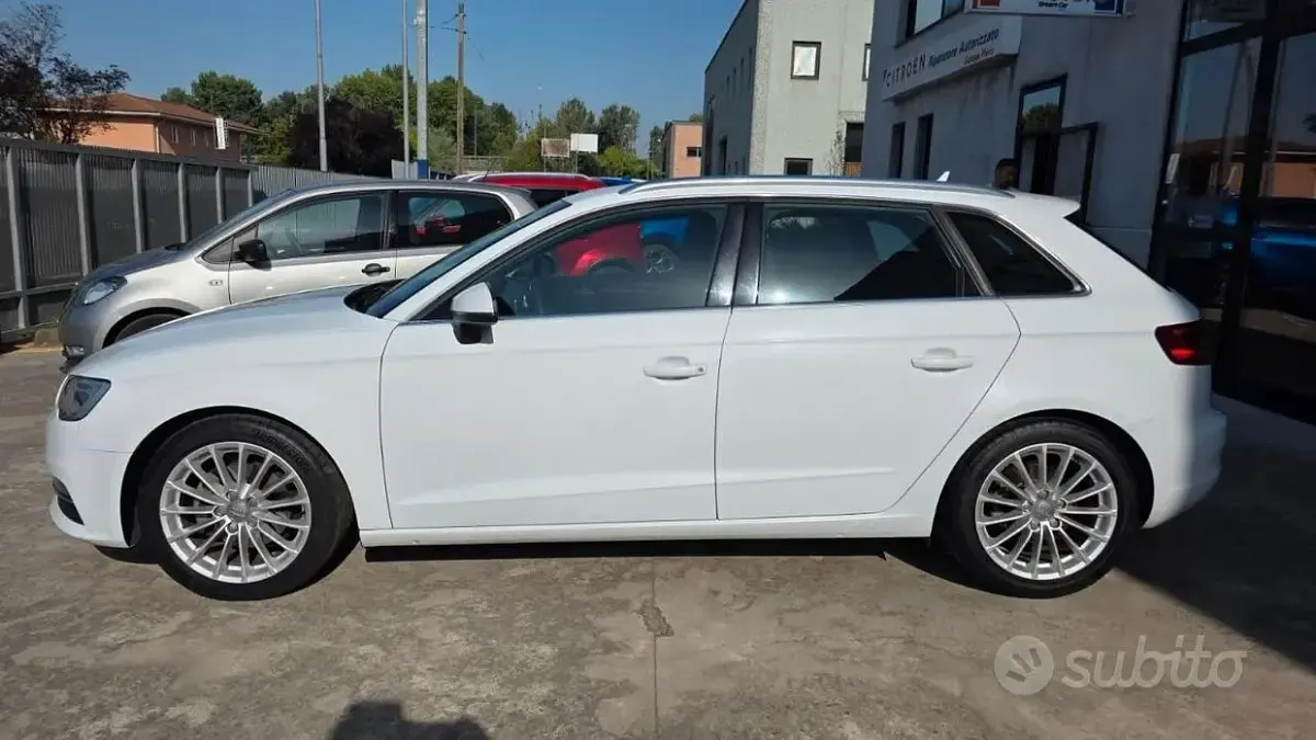 Usata Audi A3 Ambition 150 CV (110 kW) 2013 Bianco Berlina