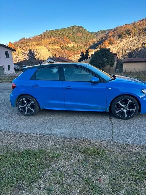 Usata Audi A1 Sportback S-Line 116 CV (85 kW) 2019 Blu Utilitaria