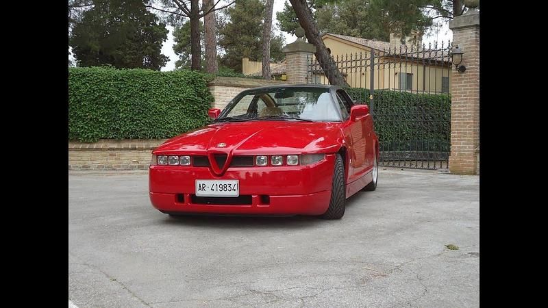 Usata Alfa Romeo SZ/RZ 210 CV (154 kW) 1990 Rosso Coupé
