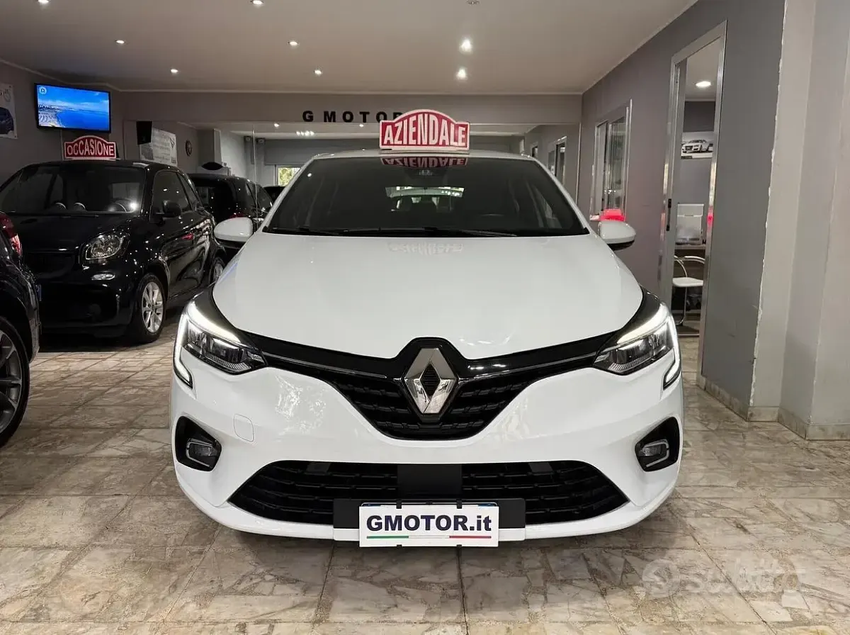 Usata Renault Clio V Intens 86 CV (63 kW) 2020 Bianco Berlina