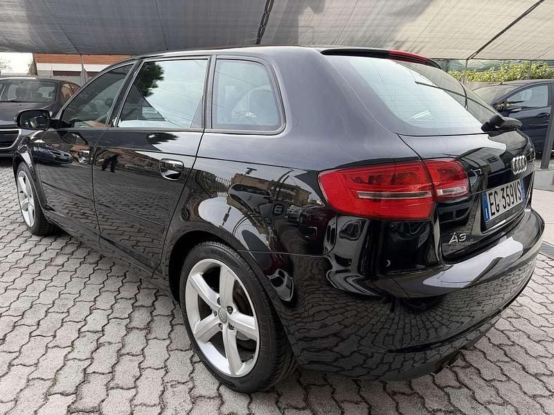 Usata Audi A3 Sportback S-Line 160 CV (117 kW) 2011 Nero Utilitaria