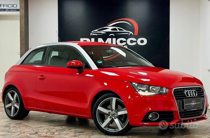 Usata Audi A1 Ambition 122 CV (89 kW) 2011 Rosso Utilitaria