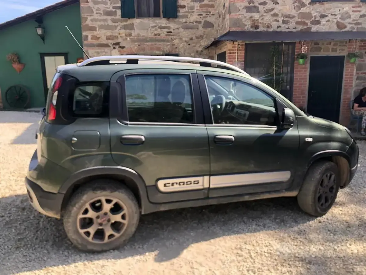 Usata Fiat Panda Cross Cross 90 CV (66 kW) 2015 Verde Utilitaria