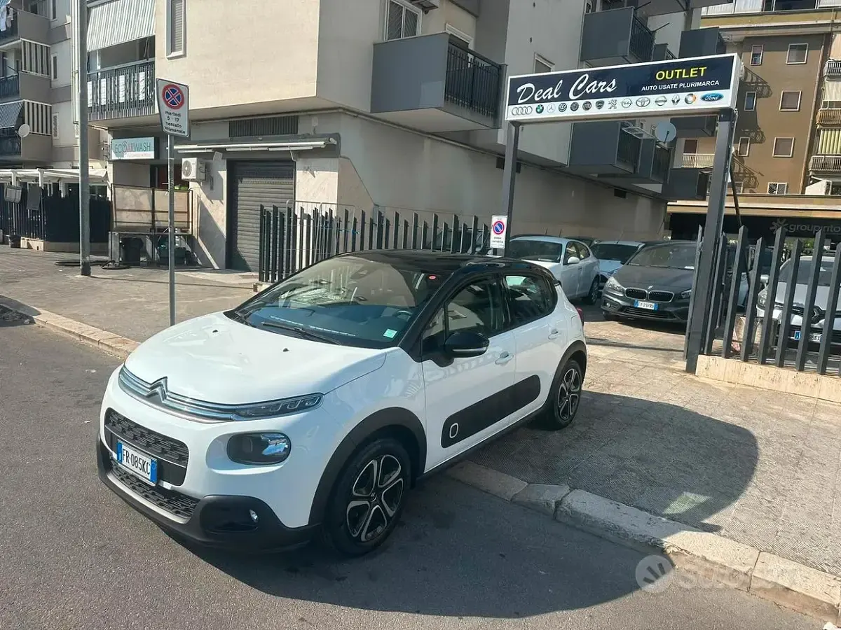 Usata Citroën C3 PureTech 82 CV (60 kW) 2018 Bianco Utilitaria