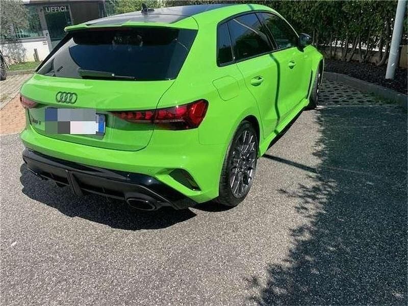 Usata Audi RS3 Ambiente 400 CV (294 kW) 2025 Verde Berlina