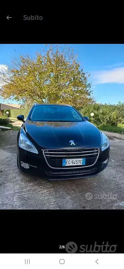 Usata Peugeot 508 SW 140 CV (102 kW) 2011 Nero Station wagon