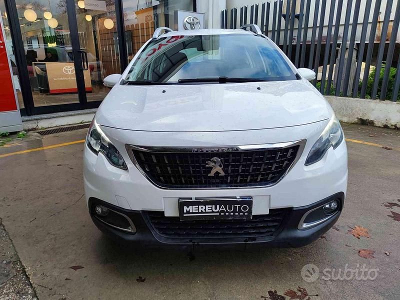 Usata Peugeot 2008 Access 82 CV (60 kW) 2017 Bianco SUV