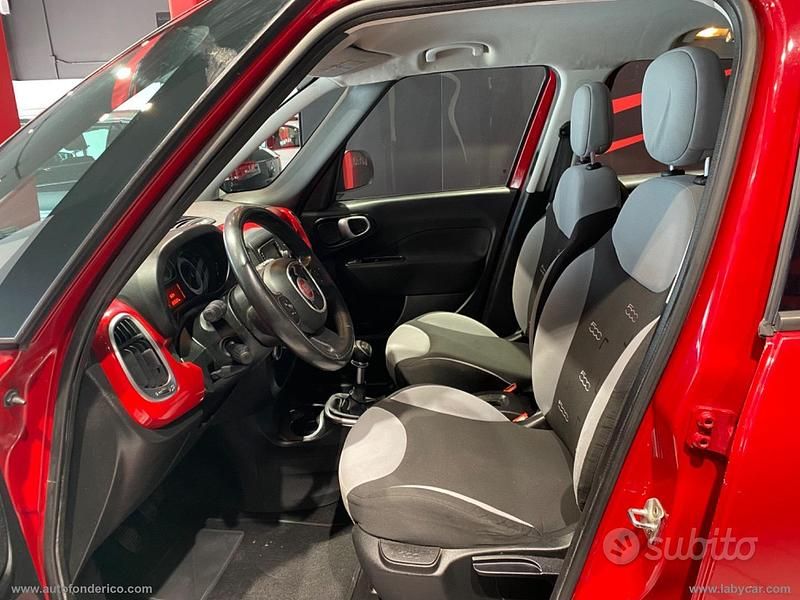 Usata Fiat 500L Living 105 CV (77 kW) 2014 Rosso Monovolume