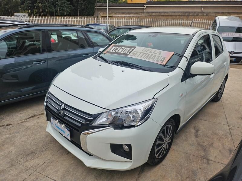 Usata Mitsubishi Space Star 71 CV (52 kW) 2021 Bianco Berlina