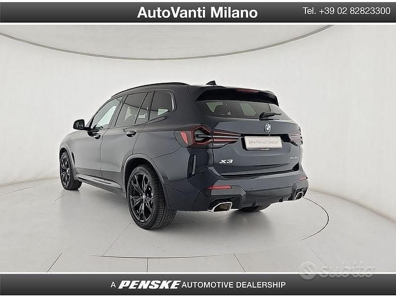 Usata BMW X3 M Sport 190 CV (139 kW) 2023 Nero SUV