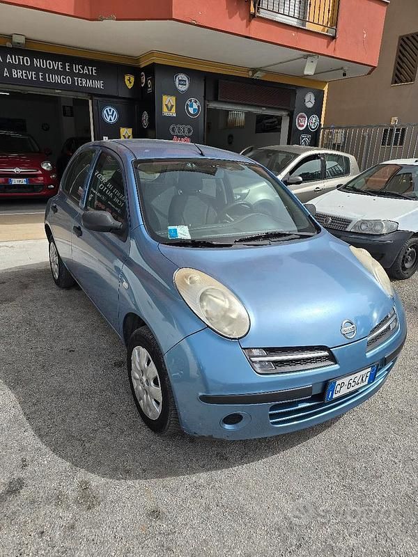 Usata Nissan Micra Visia 65 CV (47 kW) 2007 Blu Berlina