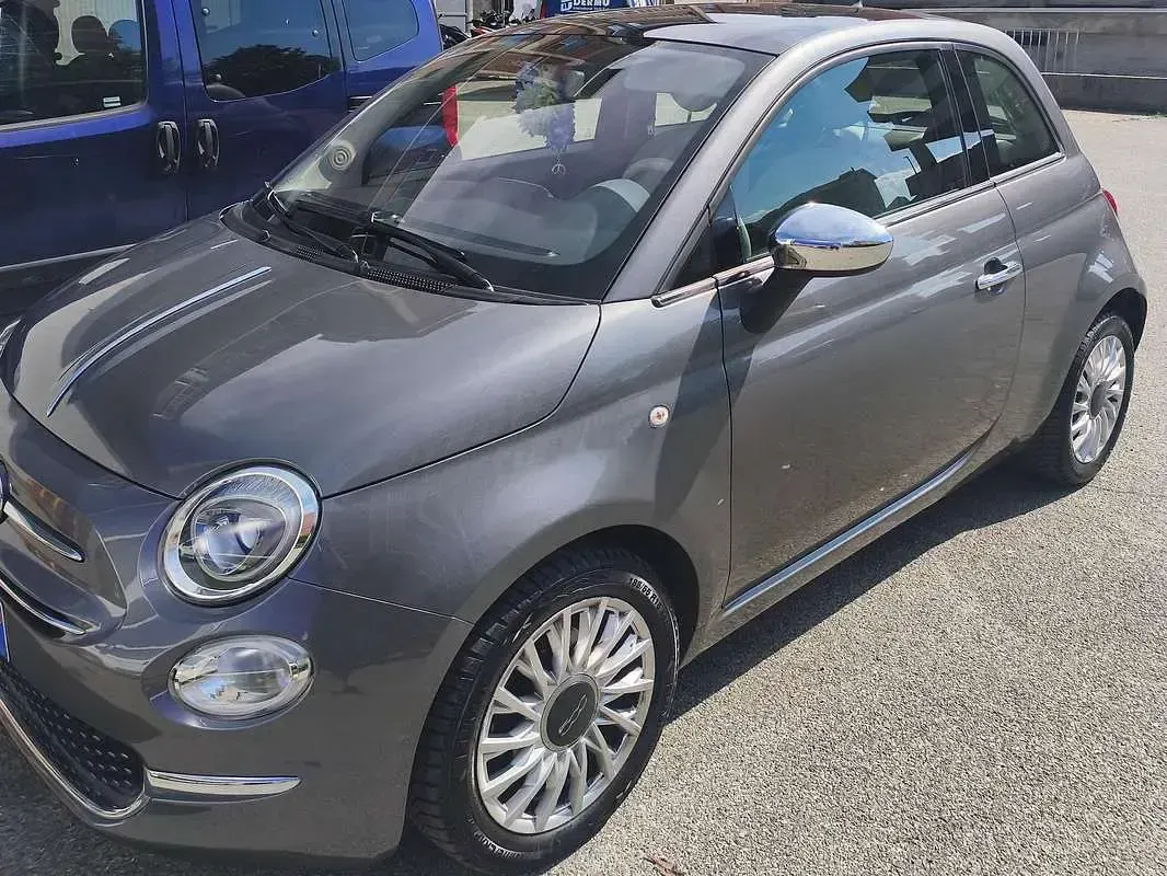 Usata Fiat 500 Lounge 69 CV (50 kW) 2017 Grigio Utilitaria