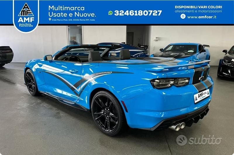 Usata Chevrolet Camaro 275 CV (202 kW) 2022 Blu Cabrio