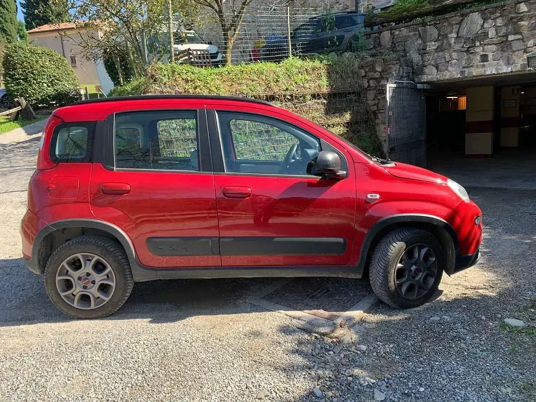 Usata Fiat Panda 4x4 86 CV (63 kW) 2013 Rosso Utilitaria