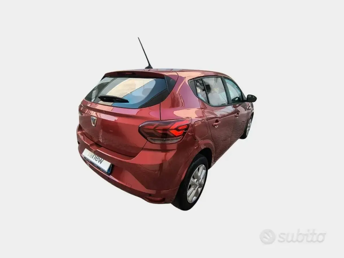 Usata Dacia Sandero Comfort 66 CV (48 kW) 2021 Rosso Berlina