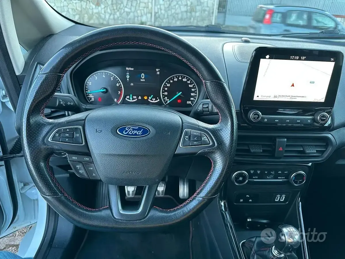 Usata Ford Ecosport ST-Line 125 CV (91 kW) 2018 Bianco SUV