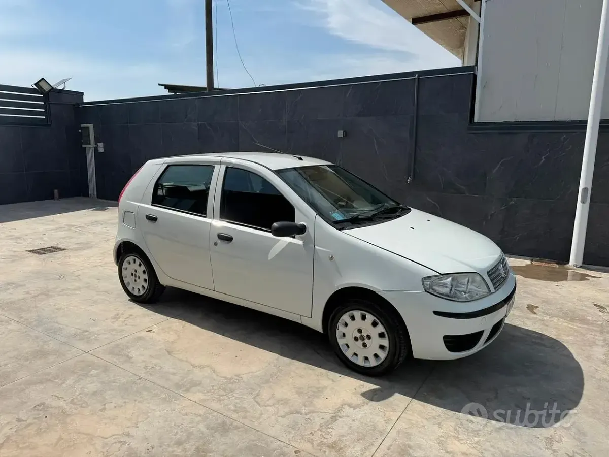 Usata Fiat Punto Active 60 CV (44 kW) 2009 Bianco Utilitaria