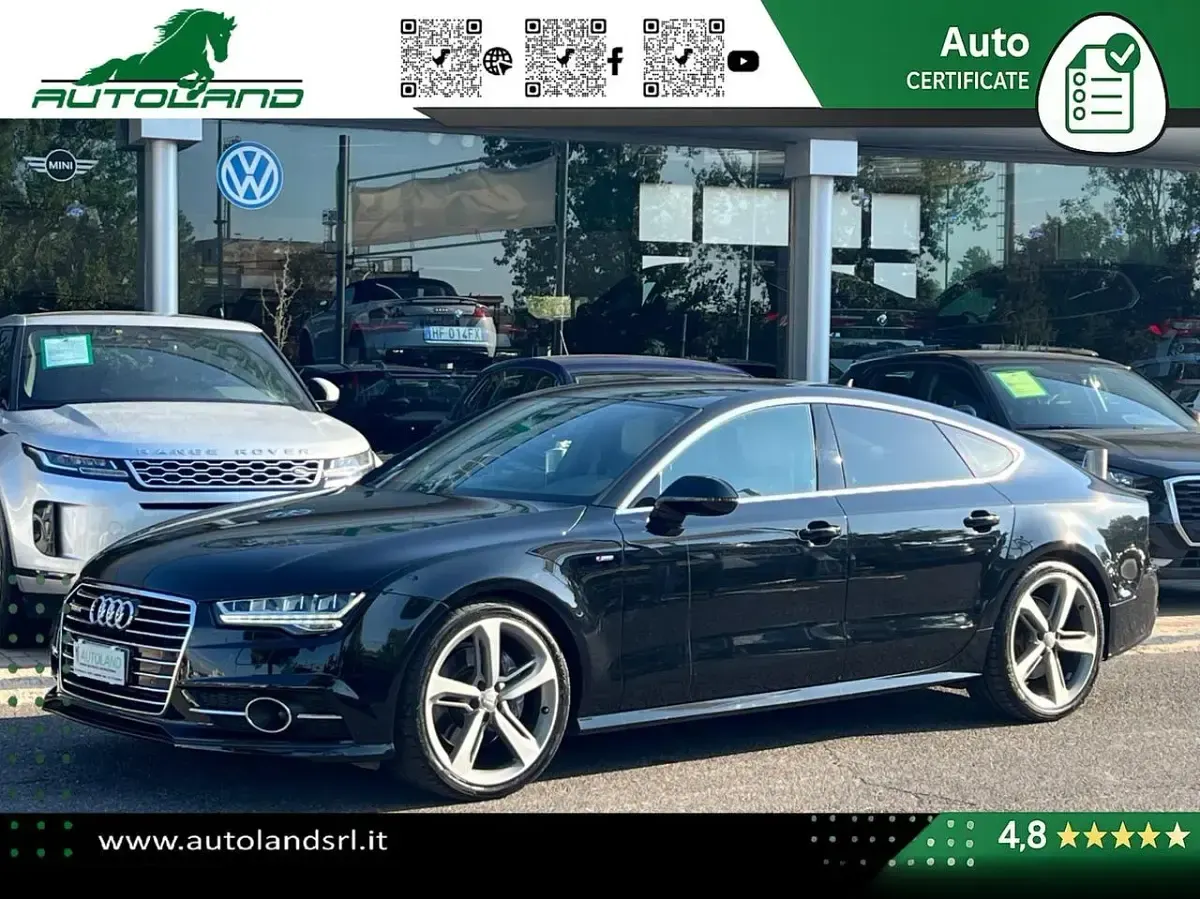 Usata Audi A7 Sportback S-Line 271 CV (199 kW) 2015 Viola Utilitaria