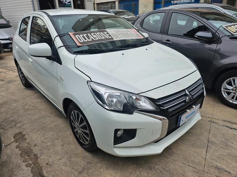Usata Mitsubishi Space Star 71 CV (52 kW) 2021 Bianco Berlina