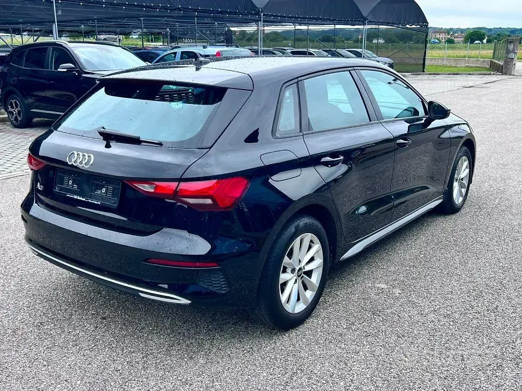 Usata Audi A3 Advanced 150 CV (110 kW) 2023 Nero Berlina