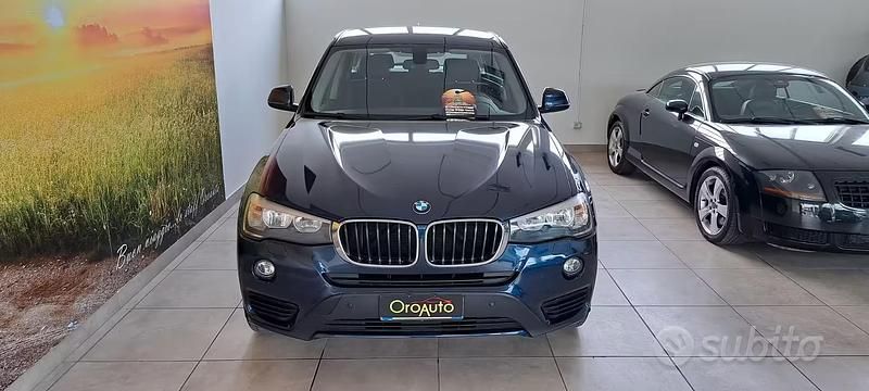 Usata BMW X3 190 CV (139 kW) 2014 Blu SUV