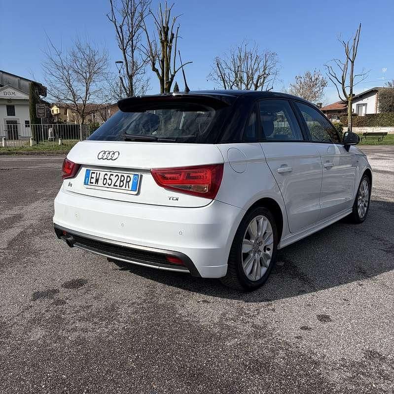Usata Audi A1 S-Line 90 CV (66 kW) 2014 Bianco Utilitaria