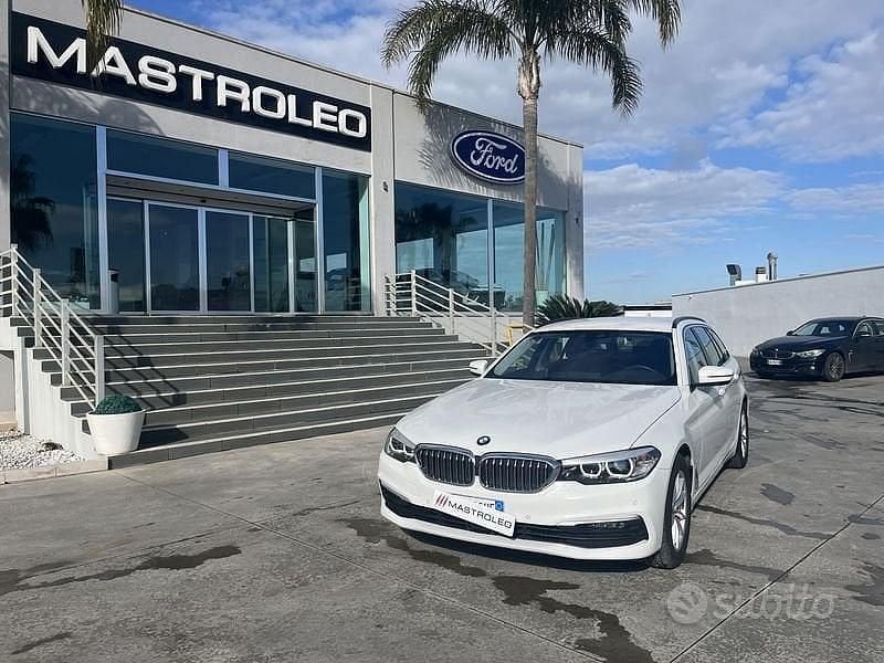 Begagnad BMW 518 150 HK (110 kW) 2019 Vit Kombi