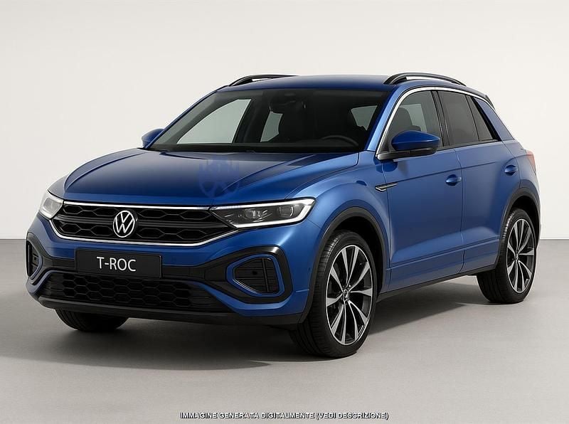 Usata VW T-Roc R-line 190 CV (139 kW) 2025 Blu SUV