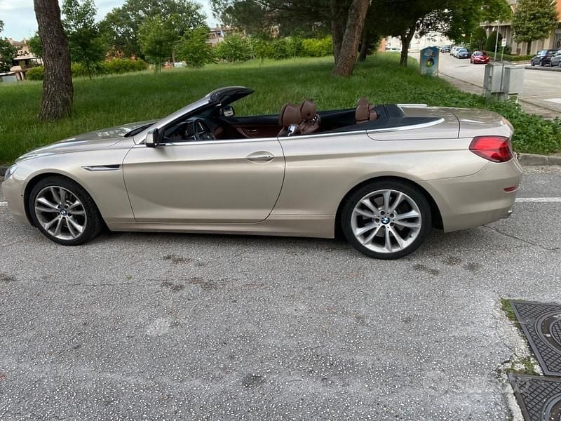 Usata BMW 650 Cabriolet 408 CV (300 kW) 2011 Marrone Cabrio