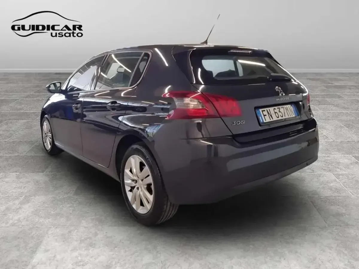 Usata Peugeot 308 Business-Line 102 CV (75 kW) 2018 Blu Berlina
