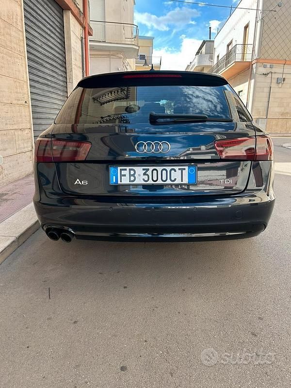 Usata Audi A6 177 CV (130 kW) 2015 Blu Station wagon