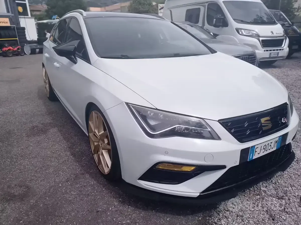 Usata Seat Leon FR 184 CV (135 kW) 2017 Bianco Station wagon