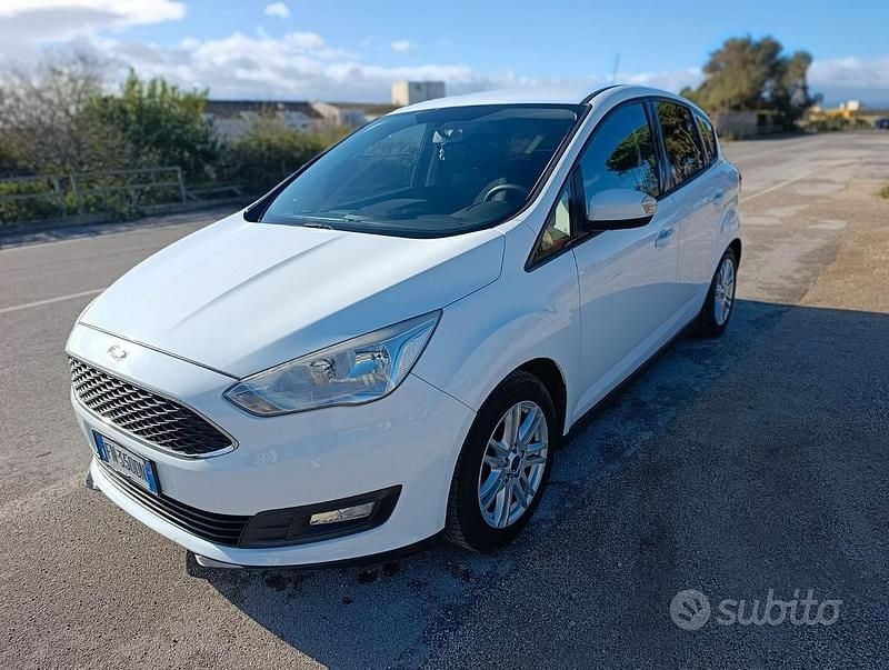 Begagnad Ford C-MAX Business Edition 105 HK (77 kW) 2018 Vit Minibuss