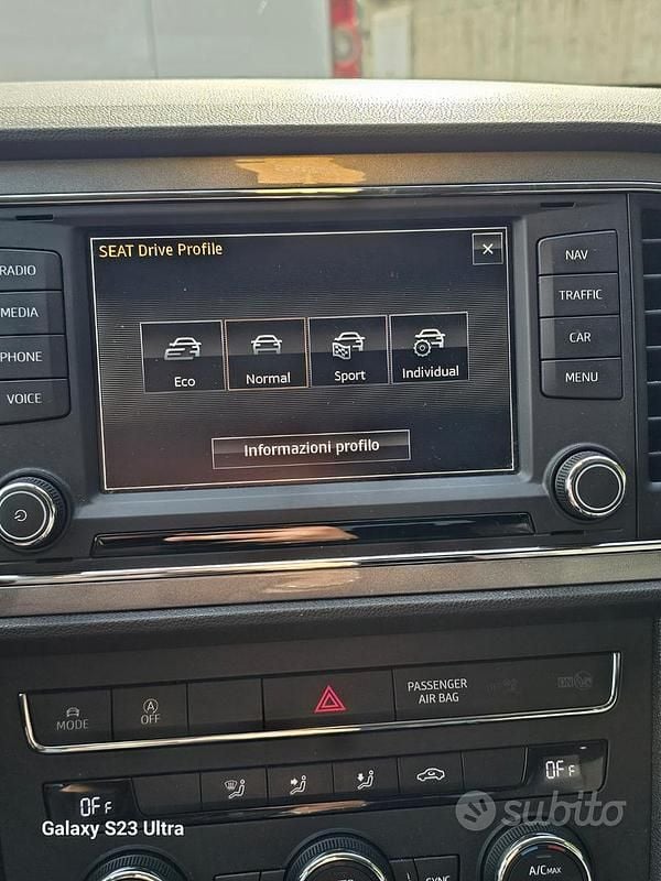 Usata Seat Leon 184 CV (135 kW) 2015 Grigio Station wagon