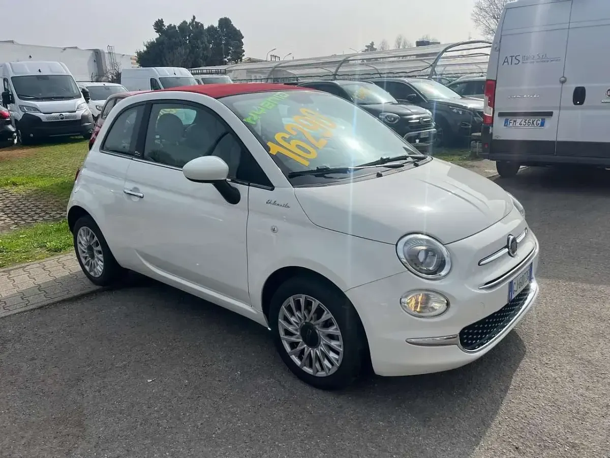 Usata Fiat 500C Dolcevita 69 CV (50 kW) 2022 Bianco Cabrio