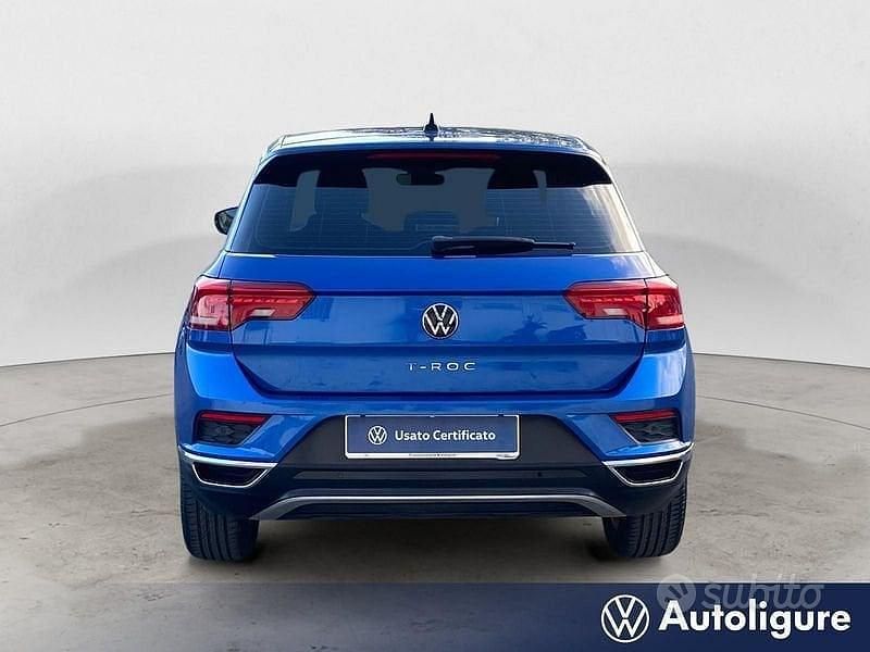 Usata VW T-Roc Business 110 CV (80 kW) 2021 Blu SUV