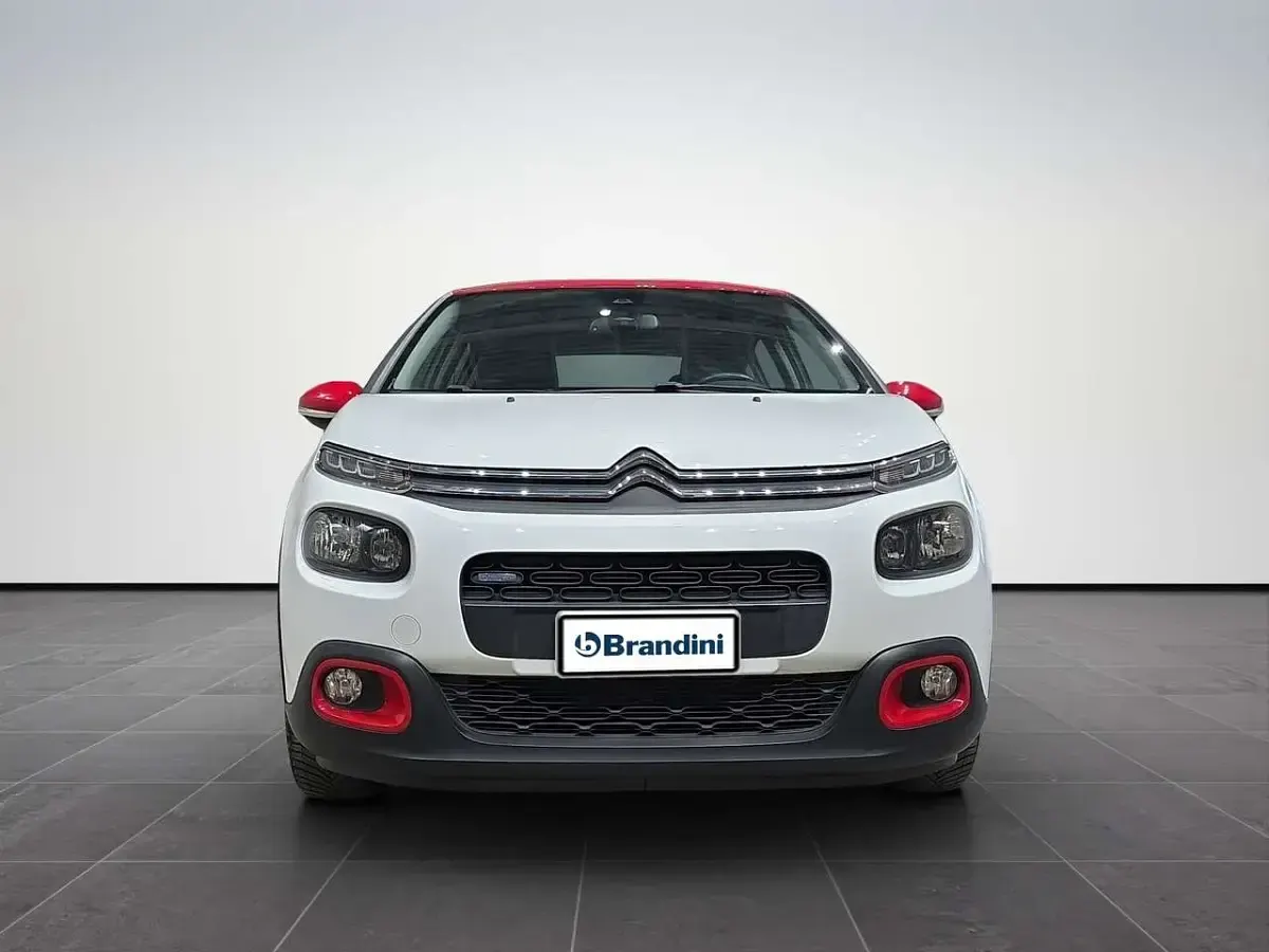 Usata Citroën C3 PureTech 82 CV (60 kW) 2017 Bianca tetto rosso Berlina