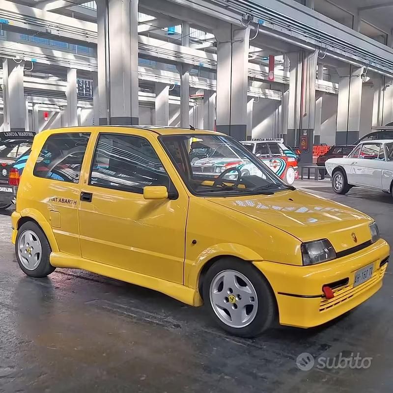 Usata Fiat Cinquecento 1994 Giallo Utilitaria