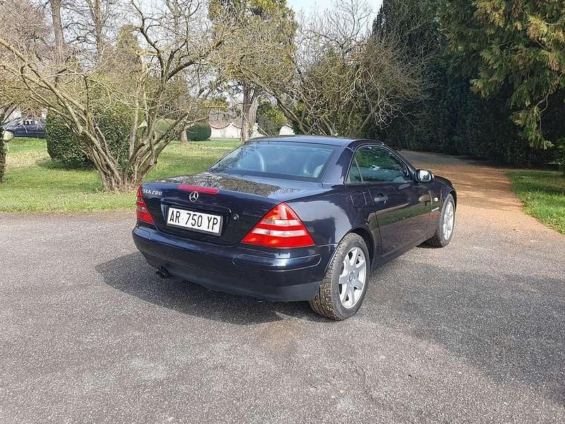 Usata Mercedes SLK200 192 CV (141 kW) 1998 Blu/azzurro Cabrio