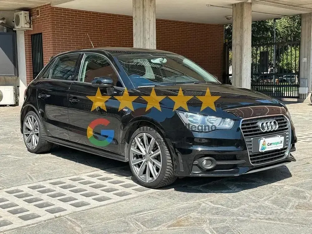 Usata Audi A1 S-Line 90 CV (66 kW) 2014 Nero Utilitaria