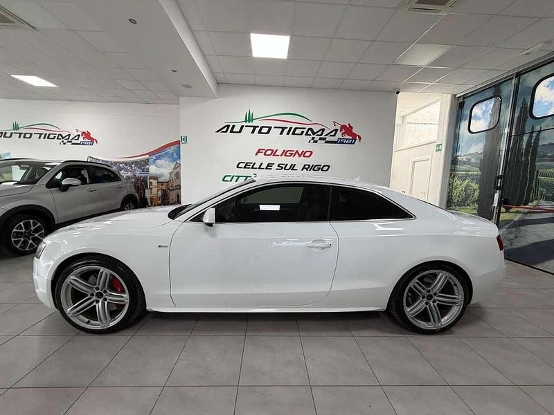 Usata Audi A5 S-Line 239 CV (175 kW) 2011 Bianco Coupé