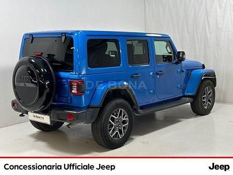 Usata Jeep Wrangler Unlimited 80th Anniversary 379 CV (278 kW) 2021 Blu SUV
