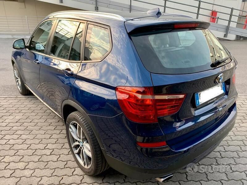 Usata BMW X3 Advantage 150 CV (110 kW) 2015 Blu/azzurro SUV