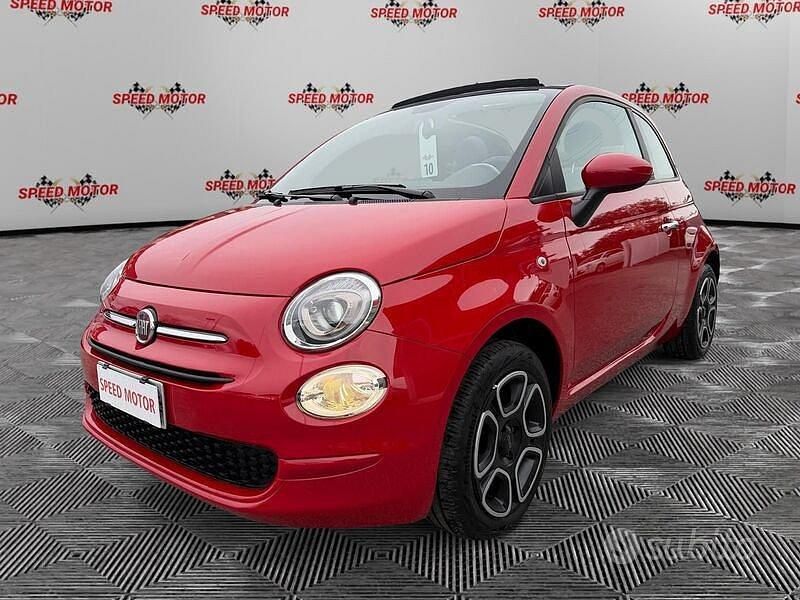 Usata Fiat 500 70 CV (51 kW) 2023 Rosso Cabrio